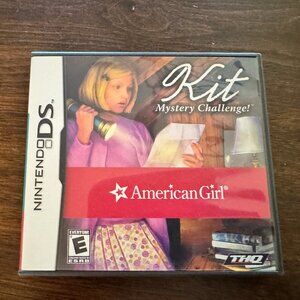 American Girl Kit Mystery Challenge Nintendo DS Complete